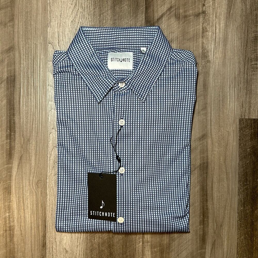 Stitch Note Long Sleeve Button Down - Small